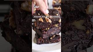 Banana Walnut Brownies 🍌