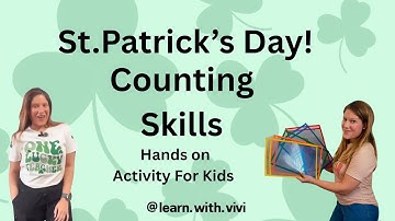 🍀 St. Patrick’s Day Number Skills for Kids | Fun Math Learning with Gold, Shamrocks & Rainbows!