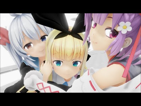 【MMD】Marine Mirage【二次創作MMD／エル＆VTuber】