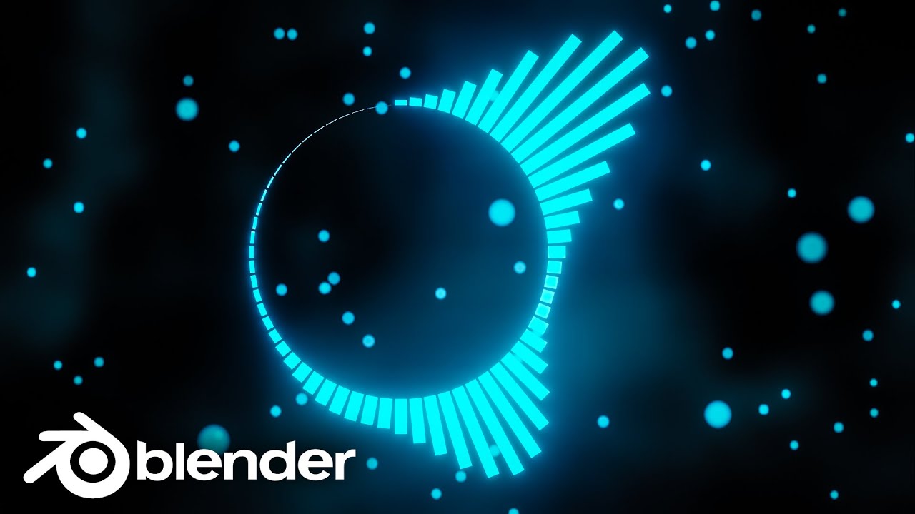 Simple Audio Visualizer in Blender 2.82 FREE!!! YouTube