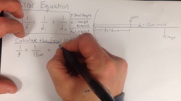 Mirror Equation Example Problem