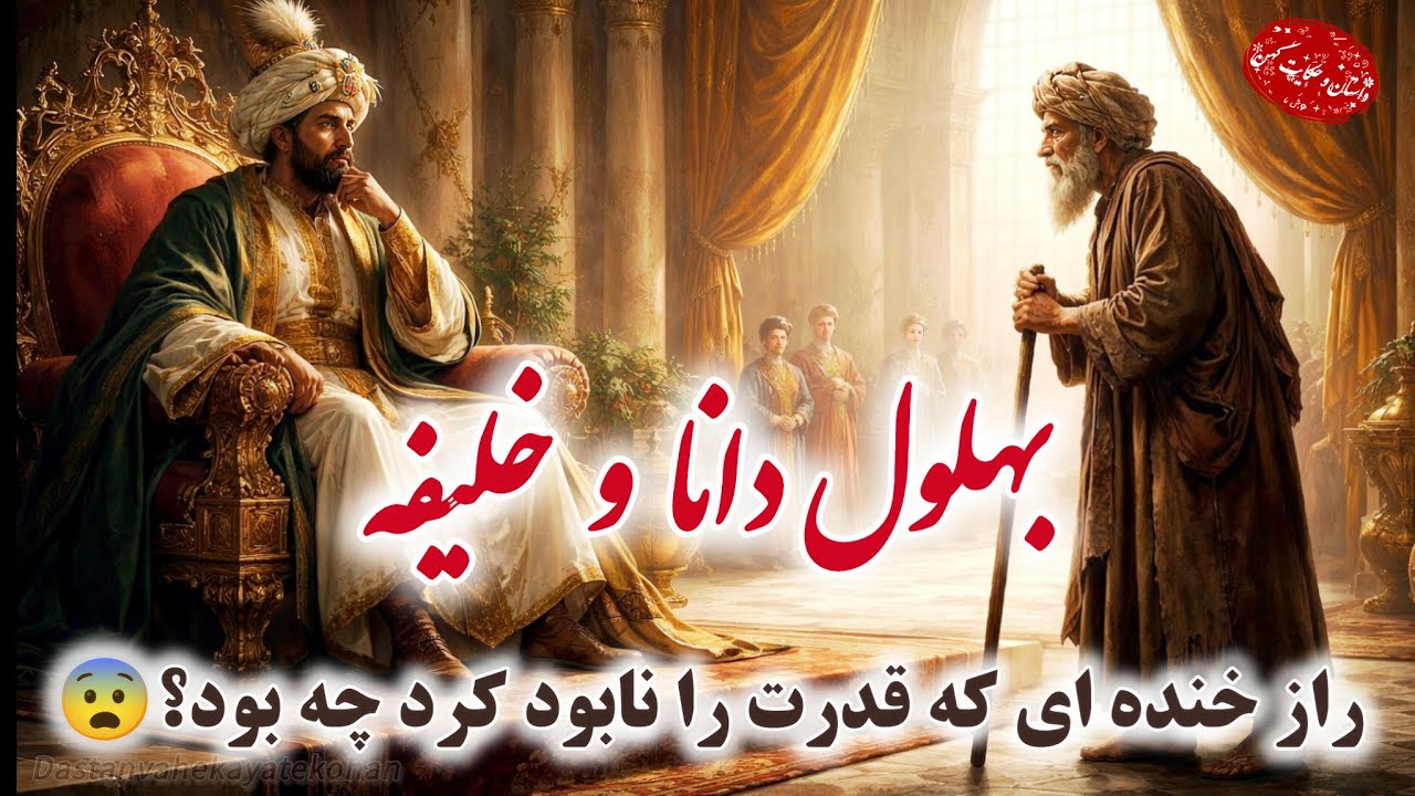 داستان بهلول دانا و خلیفه : راز عاقل ترین دیوانه چه بود؟😮/ داستان های فارسی