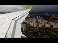 Посадка в Шереметьево на новую полосу А220-300 airBaltic