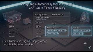 How to Automatically apply Tag for Click & Collect Orders in Shopify | GAF ‑ Store Pickup & Delivery