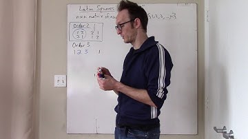 Discrete Math - Intro to Latin Squares - Part 1 of 3