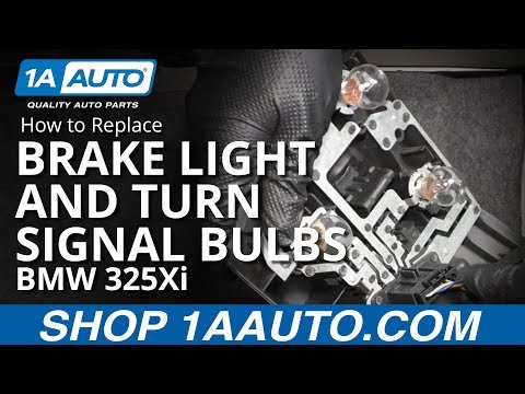 How to Replace Brake Light and Turn Signal Bulbs 97-06 BMW 325Xi