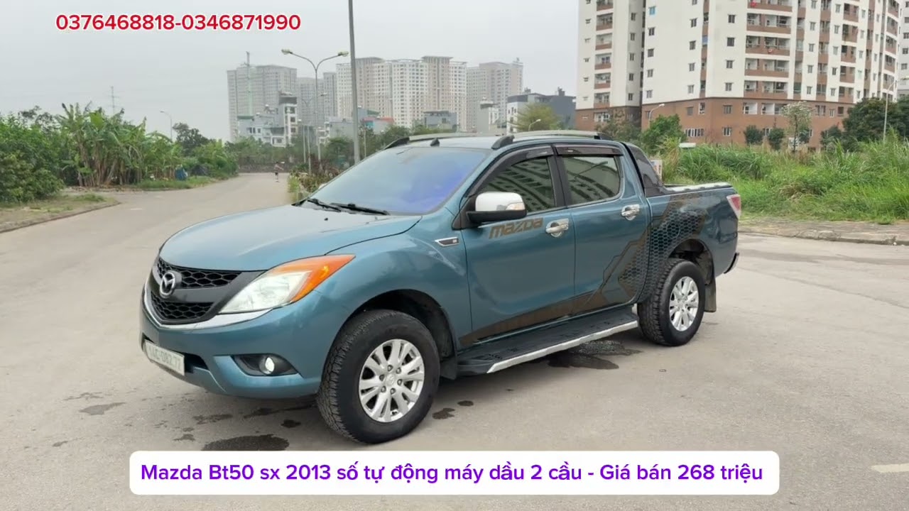 Mazda Bt50 sx 2013 số tự động 2 cầu - giá bán 268 triệu-0376468818-0346871990