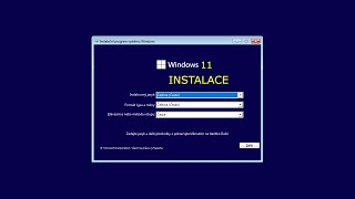 Čistá instalace Windows 11 z USB na 32 GB SSD disk