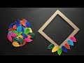 DIY Craft Ideas | Beautiful paper Flowers Wall hanging | Paper Wallmate | Home Decoration Ideas