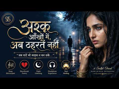 अश्क़ आँखों में, अब ठहरते नहीं" | Raag Shivranjani Sad Ghazal | Heart Touching Hindi Ghazal 2026