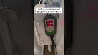 Embracing discomfort will prepare you for anything life throws at you💪#coldplunge #motivation #heal