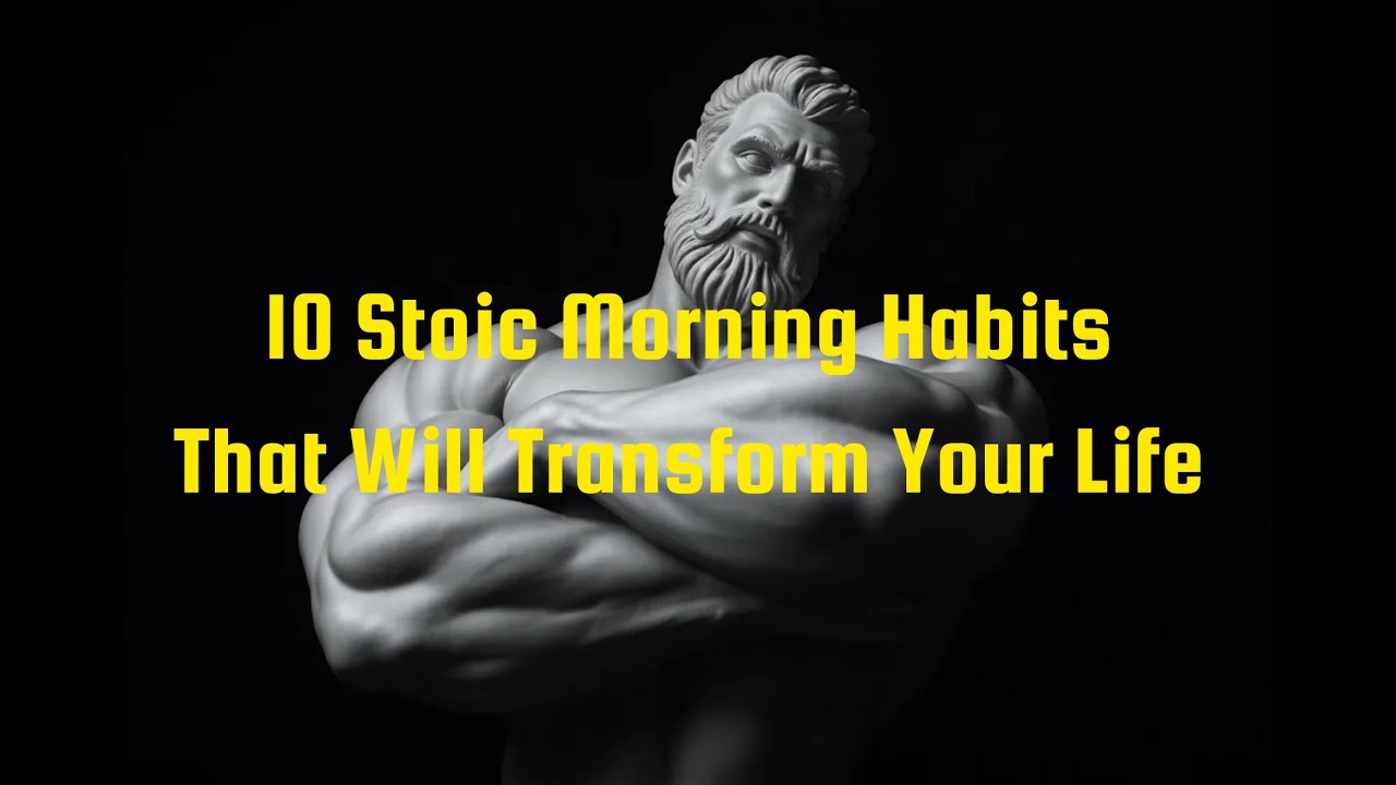 10 Stoic Morning Habits That Will Transform Your Life - YouTube
