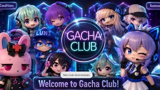 Jogando gacha club pela primeira vez e fiz o Heitor Flor Games o Personagem.