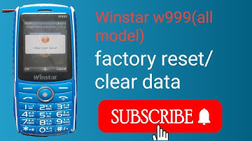 winstar w999 keypad phone (all model winstar) factory reset/clear data 2024