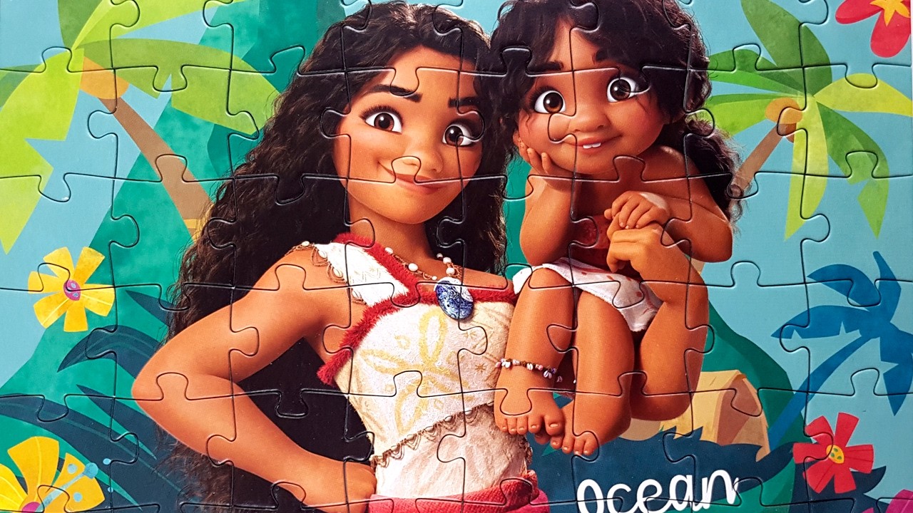 MOANA Puzzle for kids | PUZZLE Video for kids | Rompecabezas de