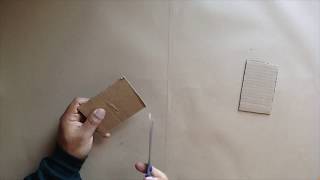 Cardboard attachment - Tab and slot