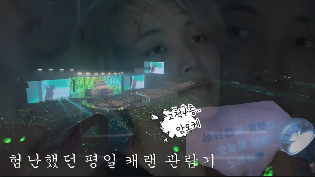 [캐럿로그] 힘들지않아 평일 고척 4층에 뛰어든건 나니까 암오케🙂‍↔️ㅣ개바쁜 직장인의 캐랜 첫콘 후기ㅣ덕질로그