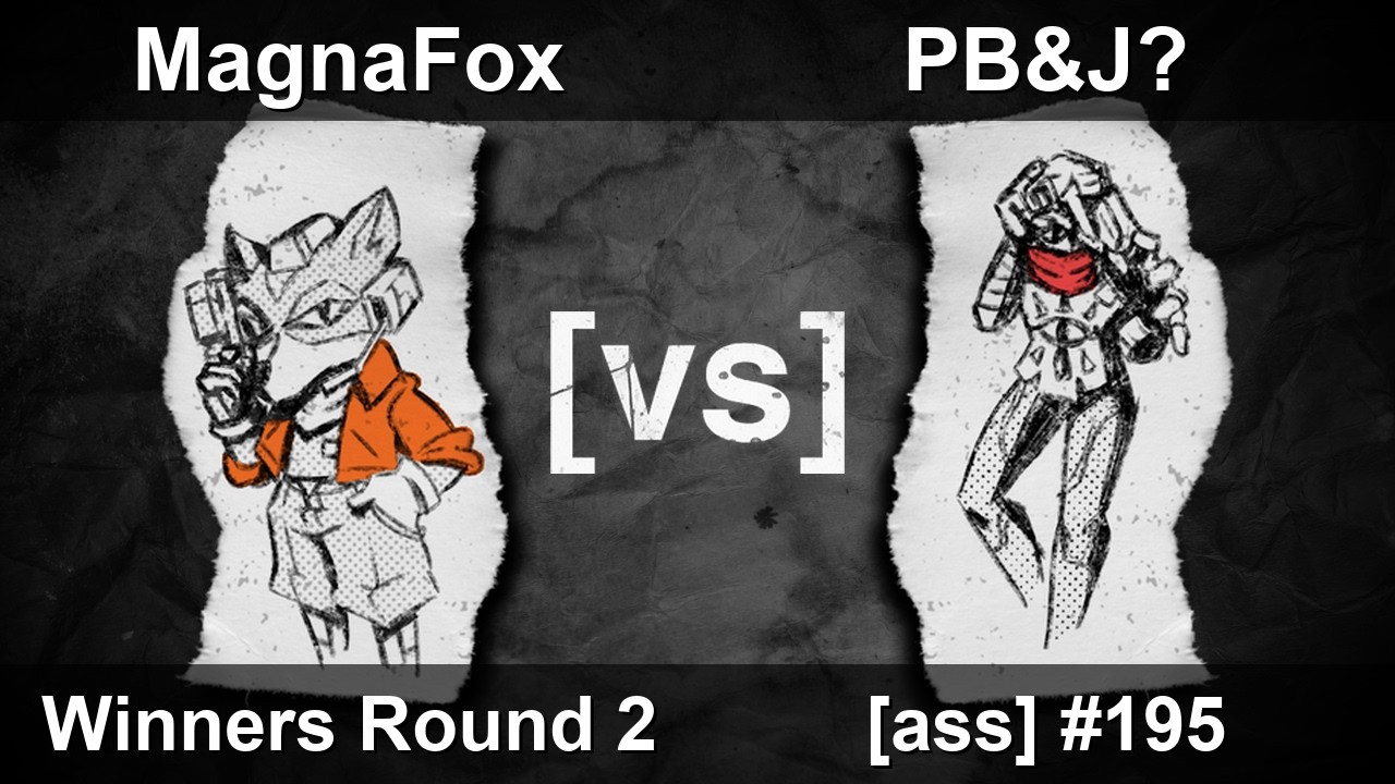 ass] 195 - Melee Singles WR2 — MagnaFox ⟮Fox⟯ vs PB&J ⟮Sheik
