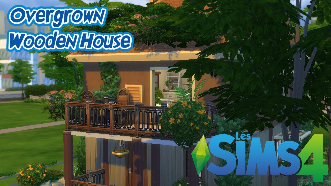 The Sims 4: Speed Build - Overgrown Wooden House (Base game only)
