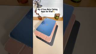 4 must-have iPad note-taking apps you HAVE to try! 🤸🏾♀️#ipadtips #shorts #digitalplanning #ipad