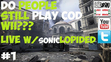 Do People Still Play CoD Wii? | CoD: MW3 (Wii) | LIVE Gameplay w/sonicLOPSIDED