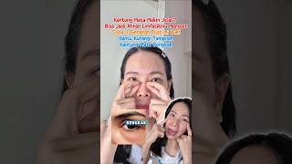 Kantung mata makin jelas? Bisa jadi aliran limfatikmu mampet, coba 3 gerakan pijat ini yuk #faceyoga