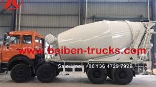 beiben 12 CBM concrete mixer truck supplier , 380 hp engine, ZF 12 shift transmission beiben 12 CBM concrete mixer truck supplier , 380 hp engine, ZF 12 shift transmission