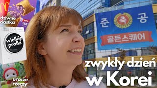 Zwykły dzień w Korei -  wielkie pralki, fioletowe ciastka i inne... Dawno nie było daily vloga