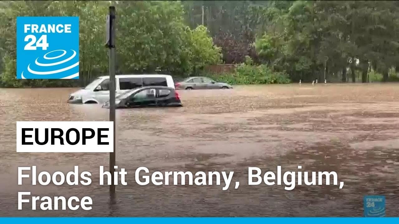 Floods in parts of northern Europe after heavy rains • FRANCE 24 ...