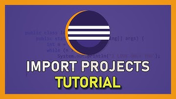 Eclipse - How To Import Projects