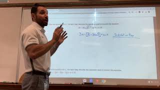 Algebra Module 1 Lesson 13: Potential Equation Dangers