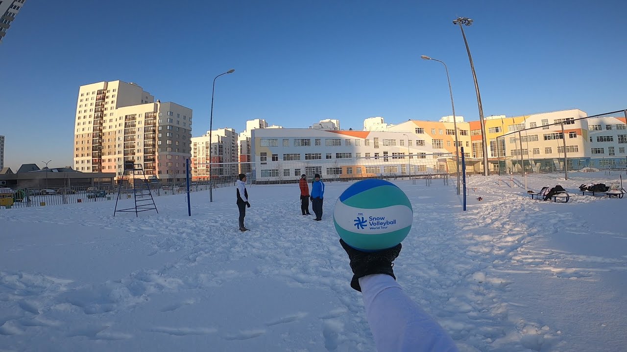 Волейбол от первого лица | SNOW VOLLEYBALL FIRST PERSON | BEST MOMENTS | 2020 | 40 episode