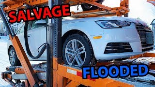 My New Car Audi A4 B9 2017 no mods // Flooded Salvage Car on eBay