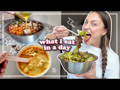 what i eat in a day: VEGAN 🌱 QUICK + EASY RECIPES!