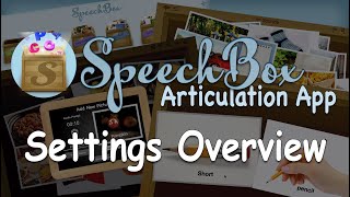 Using SpeechBox Speech Therapy App Settings to customize your app experience screenshot 2