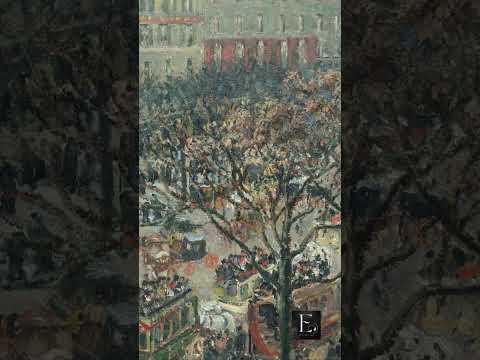 Pissarro painted a traffic jam and made it beautiful