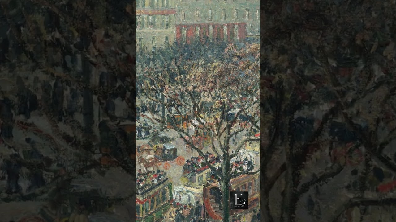 Pissarro painted a traffic jam and made it beautiful