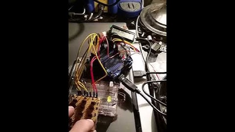 Ardino, lcd, and homemade keypad entry lock