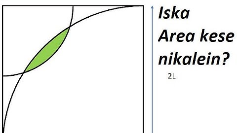 Intersecting circles | find shaded region