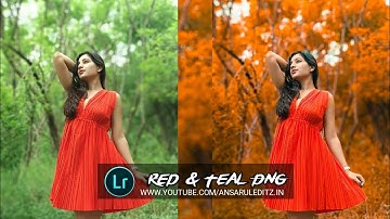 How to Edit MOODY RED in Lightroom Mobile | Dark Red Color Toning Effect in Lightroom -ANSARUL EDITZ