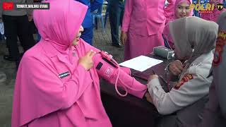 SAMBUT HUT KE-75 POLAIRUD, DITPOLAIRUD POLDA MALUT GELAR BAKTI KESEHATAN DAN DONOR DARAH