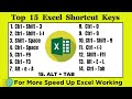 Excel shortcut keys  best excel shortcut keys  excel shortcut  keyboard shortcuts