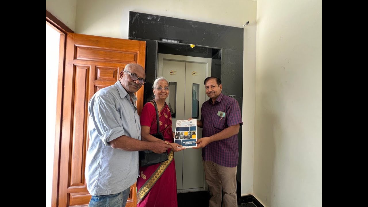 Hydraulic lift| Home Lift| Indoor lift| Passenger lift| Automatic door| No Pit| Happy Customer | G+3