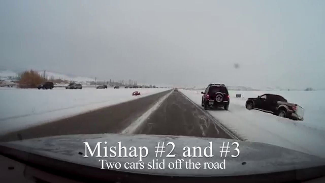 12 Accidents and mishaps on I90W on 01/03/2016 (stretch between