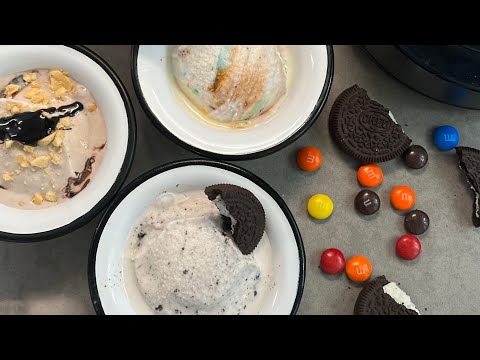 גלידה פיצוץ(אוראו,m&m וסנדיי) בנינג׳ה קרימי החדש