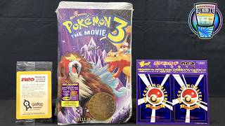 Pokémon 3: The Movie - Spell of the Unown: Entei Promotional Cards SEALED OPENING | FOILED!