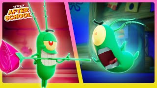 Plankton Gets Roasted For 4 Minutes Plankton The Movie Netflix Family