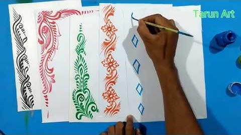 Border and Corner design for students project khata.// Practical khata design.//. Part..... 2