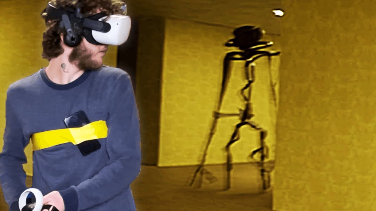 Escaping the Backrooms in NoClip VR! (Quest 2) 
