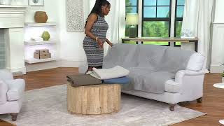 SureFit 56x75 Multi-Use Basketweave Furniture Protector on QVC